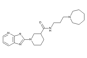 N-[3-(azepan-1-yl)propyl]-1-thiazolo[5,4-b]pyridin-2-yl-nipecotamide