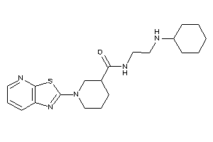 N-[2-(cyclohexylamino)ethyl]-1-thiazolo[5,4-b]pyridin-2-yl-nipecotamide