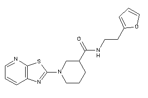 N-[2-(2-furyl)ethyl]-1-thiazolo[5,4-b]pyridin-2-yl-nipecotamide