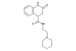 2-keto-N-(2-piperidinoethyl)-3,4-dihydro-1H-quinoline-4-carboxamide