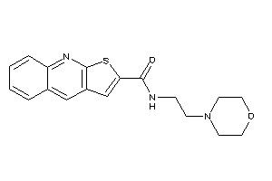 N-(2-morpholinoethyl)thieno[2,3-b]quinoline-2-carboxamide