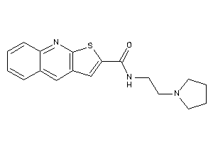 N-(2-pyrrolidinoethyl)thieno[2,3-b]quinoline-2-carboxamide