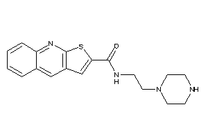 N-(2-piperazinoethyl)thieno[2,3-b]quinoline-2-carboxamide