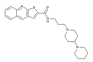 N-[3-(4-piperidinopiperidino)propyl]thieno[2,3-b]quinoline-2-carboxamide