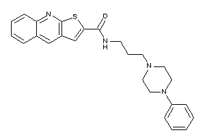 N-[3-(4-phenylpiperazino)propyl]thieno[2,3-b]quinoline-2-carboxamide