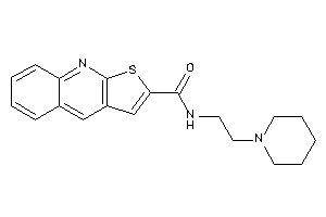 N-(2-piperidinoethyl)thieno[2,3-b]quinoline-2-carboxamide