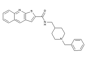 N-[(1-benzyl-4-piperidyl)methyl]thieno[2,3-b]quinoline-2-carboxamide