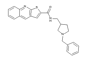 N-[(1-benzylpyrrolidin-3-yl)methyl]thieno[2,3-b]quinoline-2-carboxamide