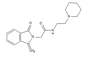 2-(1-keto-3-methylene-isoindolin-2-yl)-N-(2-piperidinoethyl)acetamide