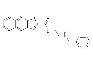 N-[2-(benzylamino)ethyl]thieno[2,3-b]quinoline-2-carboxamide