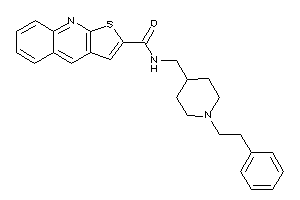 N-[(1-phenethyl-4-piperidyl)methyl]thieno[2,3-b]quinoline-2-carboxamide