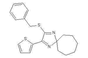 3-(benzylthio)-2-(2-thienyl)-1,4-diazaspiro[4.6]undeca-1,3-diene