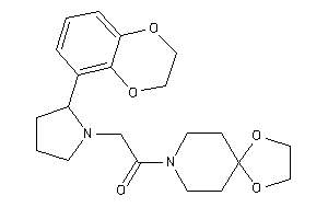 2-[2-(2,3-dihydro-1,4-benzodioxin-5-yl)pyrrolidino]-1-(1,4-dioxa-8-azaspiro[4.5]decan-8-yl)ethanone