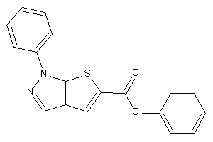 1-phenylthieno[2,3-c]pyrazole-5-carboxylic Acid Phenyl Ester