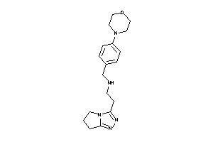 2-(6,7-dihydro-5H-pyrrolo[2,1-c][1,2,4]triazol-3-yl)ethyl-(4-morpholinobenzyl)amine