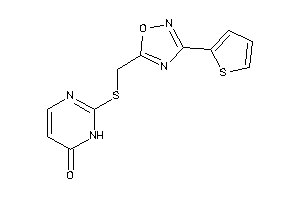 2-[[3-(2-thienyl)-1,2,4-oxadiazol-5-yl]methylthio]-1H-pyrimidin-6-one