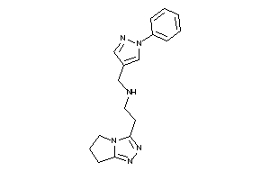 2-(6,7-dihydro-5H-pyrrolo[2,1-c][1,2,4]triazol-3-yl)ethyl-[(1-phenylpyrazol-4-yl)methyl]amine