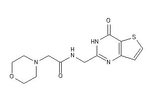 Image of N-[(4-keto-3H-thieno[3,2-d]pyrimidin-2-yl)methyl]-2-morpholino-acetamide