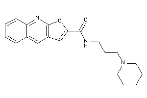 Image of N-(3-piperidinopropyl)furo[2,3-b]quinoline-2-carboxamide