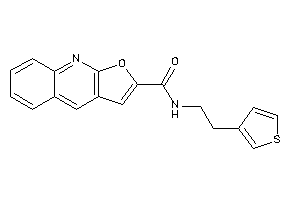 Image of N-[2-(3-thienyl)ethyl]furo[2,3-b]quinoline-2-carboxamide