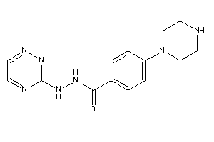 4-piperazino-N'-(1,2,4-triazin-3-yl)benzohydrazide