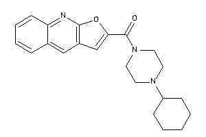 Image of (4-cyclohexylpiperazino)-furo[2,3-b]quinolin-2-yl-methanone