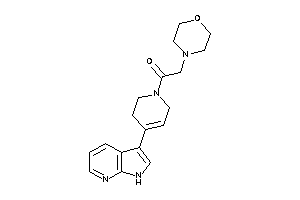 2-morpholino-1-[4-(1H-pyrrolo[2,3-b]pyridin-3-yl)-3,6-dihydro-2H-pyridin-1-yl]ethanone