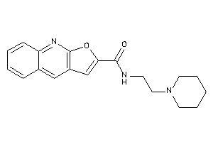 N-(2-piperidinoethyl)furo[2,3-b]quinoline-2-carboxamide