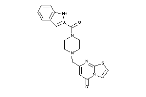 7-[[4-(1H-indole-2-carbonyl)piperazino]methyl]thiazolo[3,2-a]pyrimidin-5-one