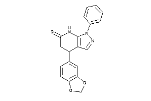 Image of 4-(1,3-benzodioxol-5-yl)-1-phenyl-5,7-dihydro-4H-pyrazolo[3,4-b]pyridin-6-one