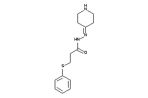 3-(phenylthio)-N-(4-piperidylideneamino)propionamide