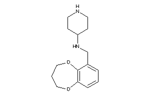 3,4-dihydro-2H-1,5-benzodioxepin-6-ylmethyl(4-piperidyl)amine