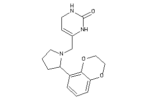 6-[[2-(2,3-dihydro-1,4-benzodioxin-5-yl)pyrrolidino]methyl]-3,4-dihydro-1H-pyrimidin-2-one