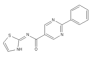 2-phenyl-N-(4-thiazolin-2-ylidene)pyrimidine-5-carboxamide