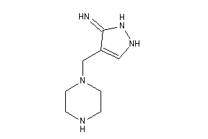 Image of [4-(piperazinomethyl)-3-pyrazolin-3-ylidene]amine