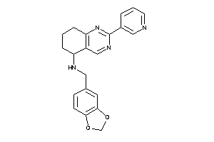 Piperonyl-[2-(3-pyridyl)-5,6,7,8-tetrahydroquinazolin-5-yl]amine