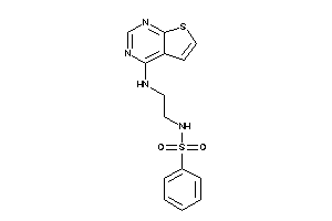 N-[2-(thieno[2,3-d]pyrimidin-4-ylamino)ethyl]benzenesulfonamide