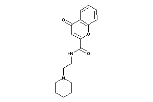 4-keto-N-(2-piperidinoethyl)chromene-2-carboxamide