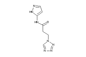 N-(1H-pyrazol-5-yl)-3-(tetrazol-1-yl)propionamide