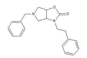5-benzyl-3-phenethyl-3a,4,6,6a-tetrahydropyrrolo[3,4-d]oxazol-2-one