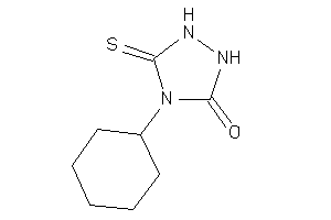4-cyclohexyl-5-thioxo-1,2,4-triazolidin-3-one