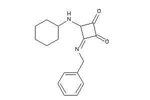 3-benzylimino-4-(cyclohexylamino)cyclobutane-1,2-quinone