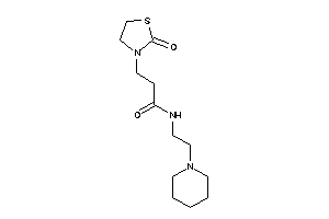 3-(2-ketothiazolidin-3-yl)-N-(2-piperidinoethyl)propionamide