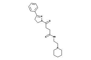 4-keto-4-(3-phenyl-2-pyrazolin-1-yl)-N-(2-piperidinoethyl)butyramide