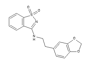 (1,1-diketo-1,2-benzothiazol-3-yl)-homopiperonyl-amine