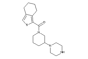 Image of (3-piperazinopiperidino)-(4,5,6,7-tetrahydroisobenzothiophen-1-yl)methanone
