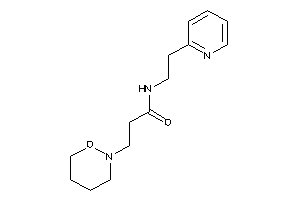 3-(oxazinan-2-yl)-N-[2-(2-pyridyl)ethyl]propionamide