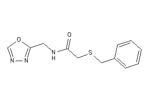 2-(benzylthio)-N-(1,3,4-oxadiazol-2-ylmethyl)acetamide