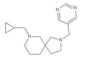 7-(cyclopropylmethyl)-2-(5-pyrimidylmethyl)-2,7-diazaspiro[4.5]decane