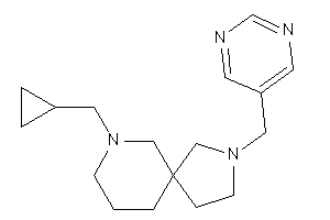 Image of 7-(cyclopropylmethyl)-2-(5-pyrimidylmethyl)-2,7-diazaspiro[4.5]decane